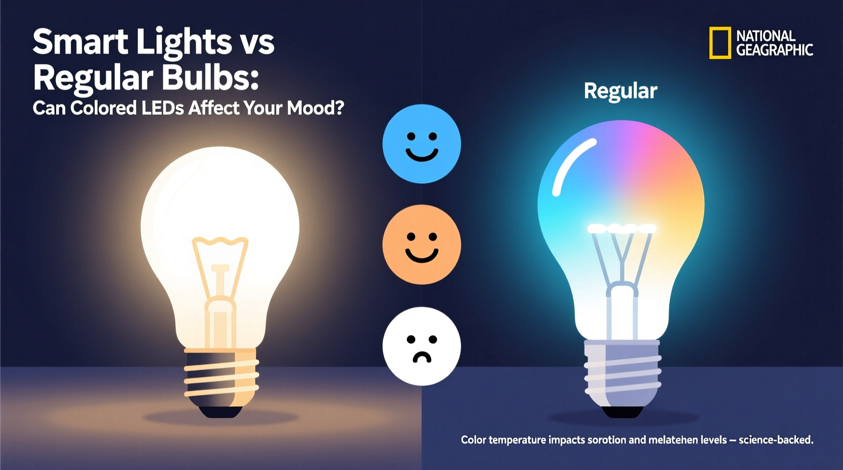 smart lights vs regular bulbs can colored leds affect your mood