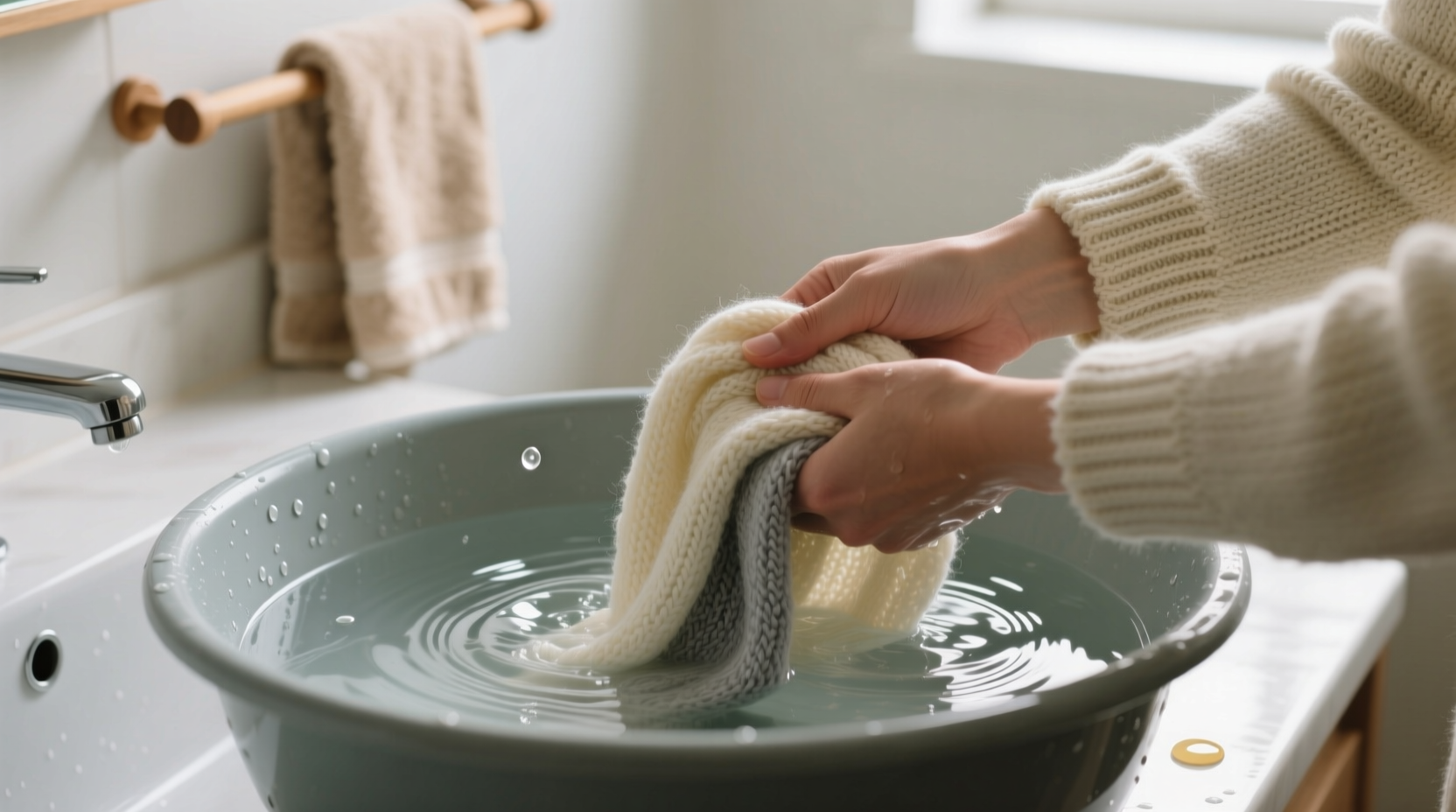 how to wash wool sweater