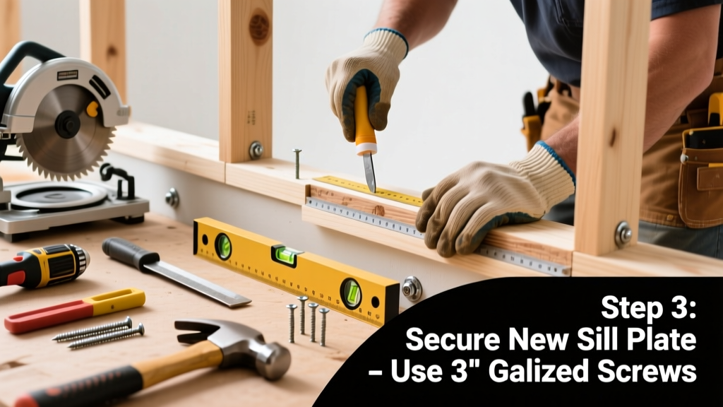 How to Replace a Sill Plate on a Wood-Frame House