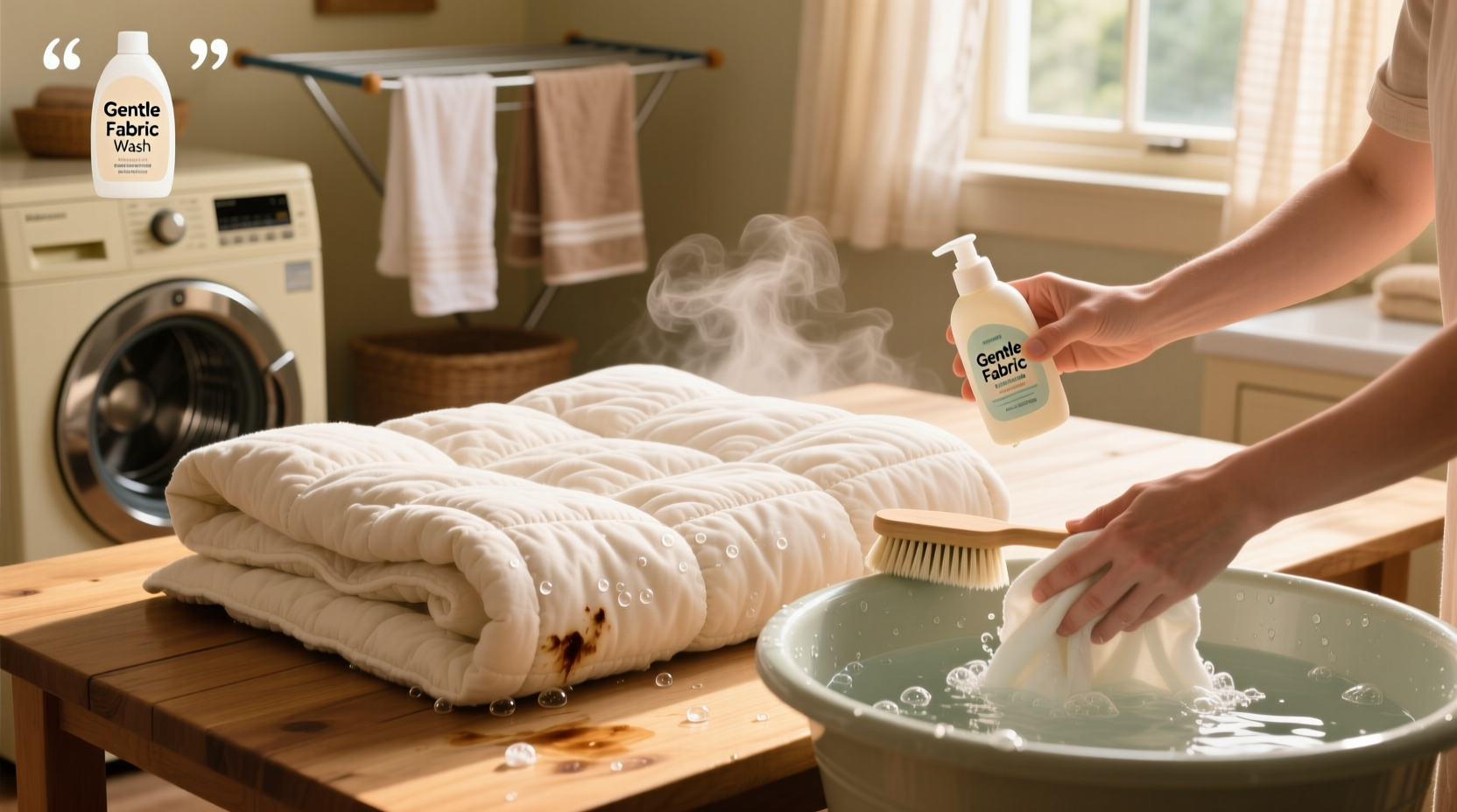 how to wash a quilt