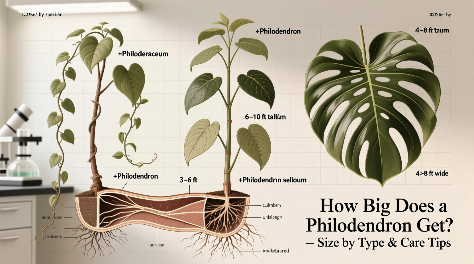 Philodendron Size Guide: 7 Types Explained | TheHomeSprouts