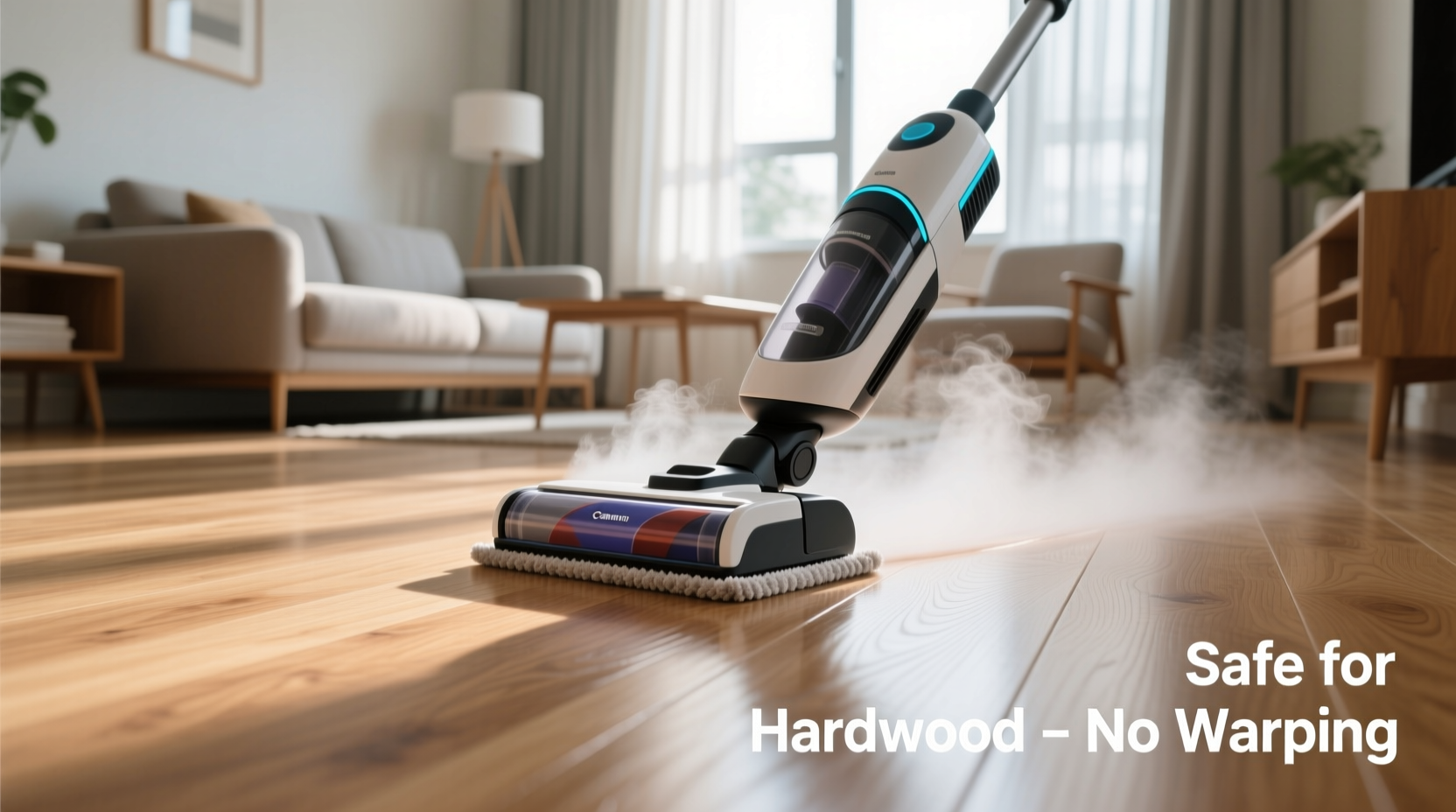 can you use a steam mop on hardwood floors without warping the wood