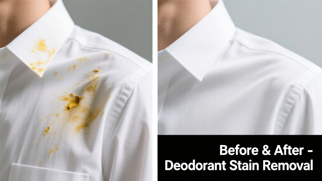 How to Remove Deodorant Stains from Clothes and Surfaces