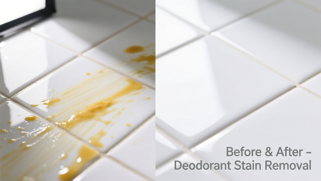 How to Remove Deodorant Stains from Ceramic Surfaces
