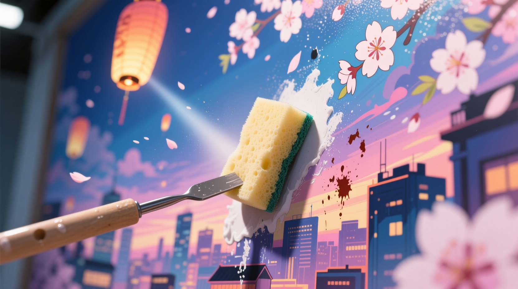 eco friendly anime mural cleaning tips