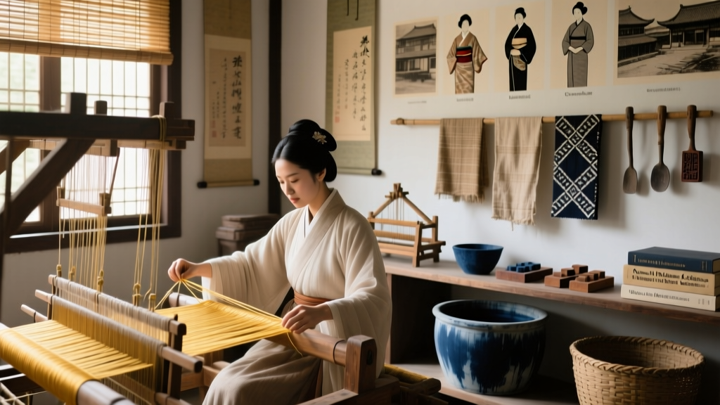 Silk Reeling And Weaving Processes In Ancient Chinese Hanfu Production