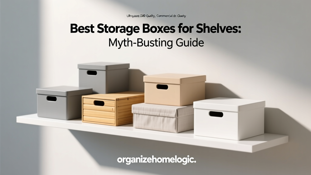 Best Storage Boxes for Shelves: Myth-Busting Guide