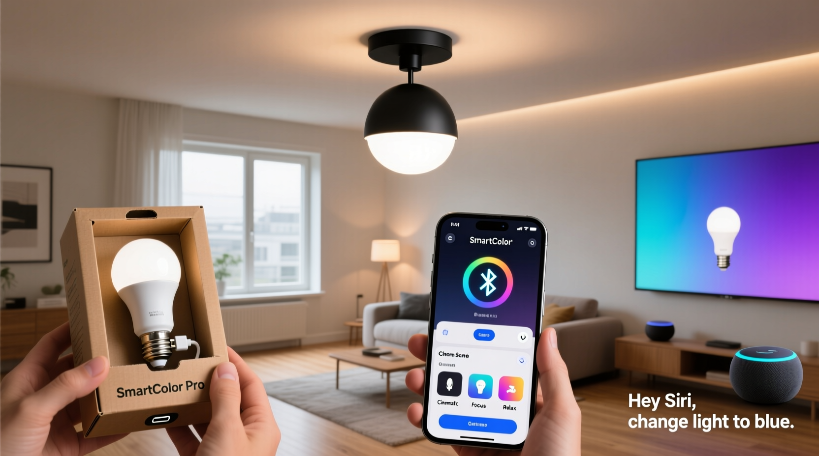 step by step guide to programming color changing smart lights with voice control