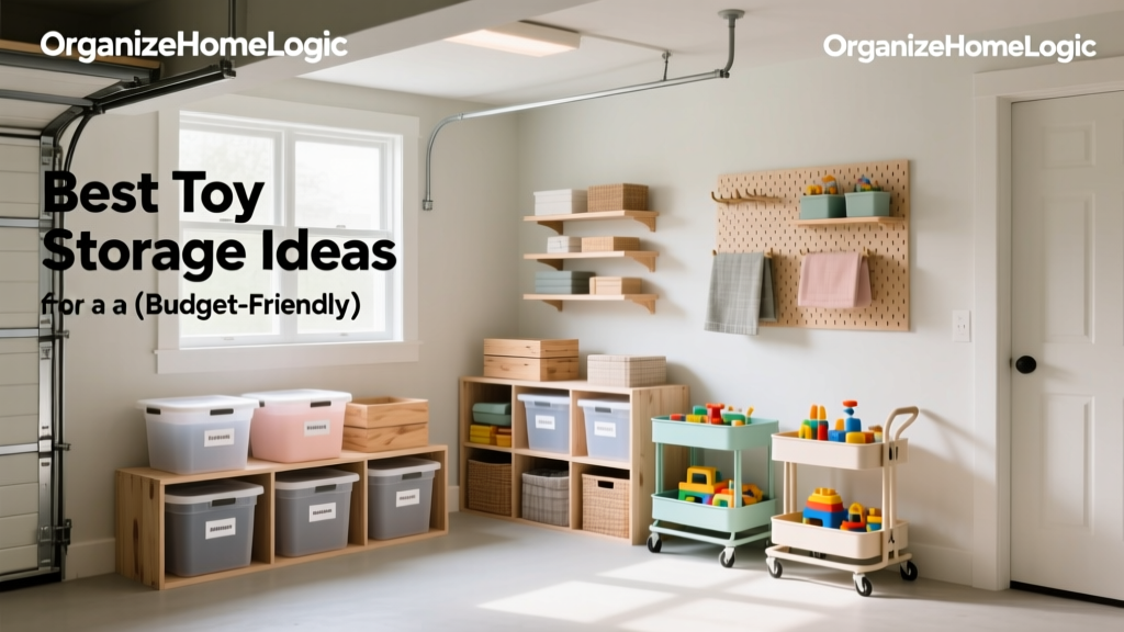 Best Toy Storage Ideas for a Basement (Budget-Friendly)
