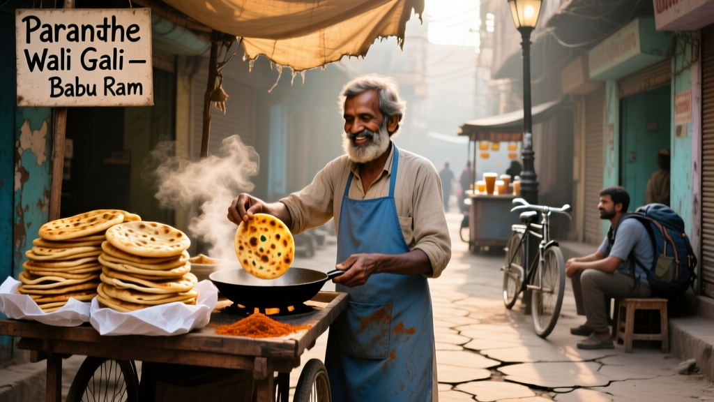 Paranthe Wali Gali: Babu Ram Paranthe Wale — A 150-Year-Old Delhi Street Food Institution