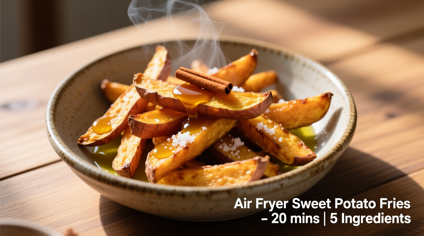 Perfect Air Fried Sweet Potato Recipe in 20 Minutes