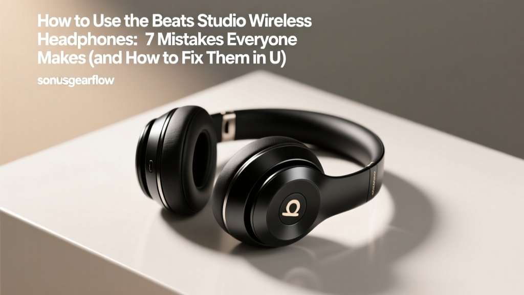 Beats Studio Wireless Setup Guide: Fix Common Mistakes