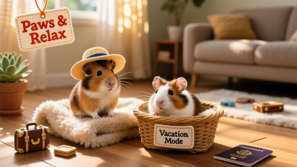 Hamsters and guinea pigs: Vacation pocket pet care