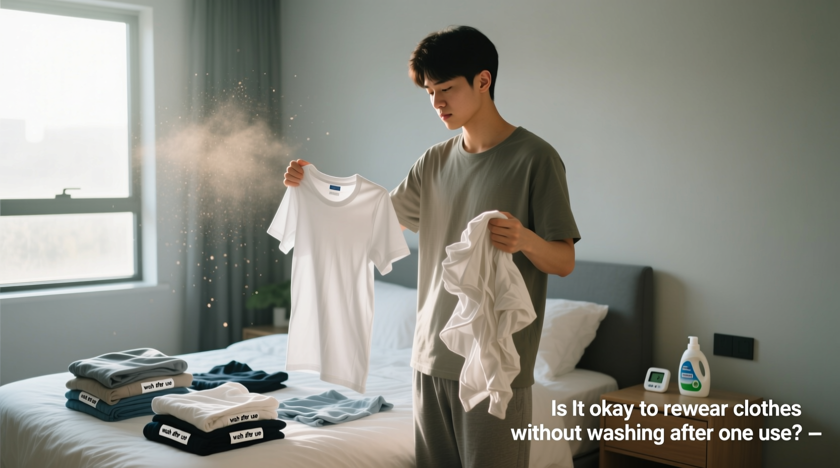 is it okay to rewear clothes without washing after one use