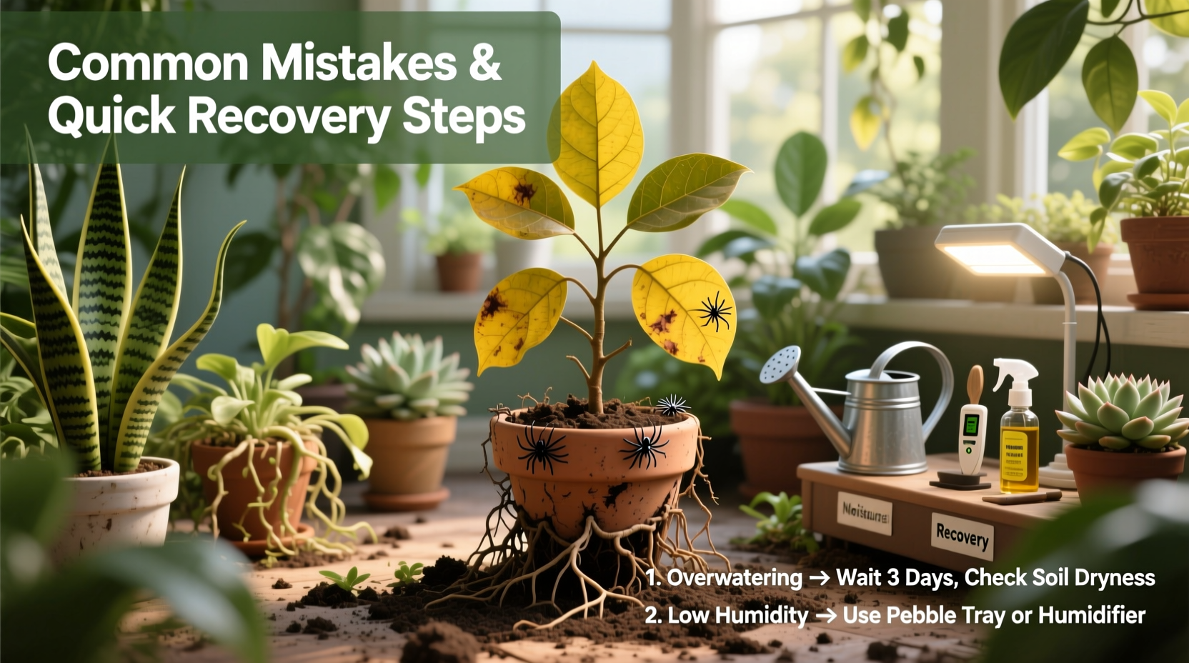 How To Revive Dying Houseplants Common Mistakes And Quick Recovery Steps