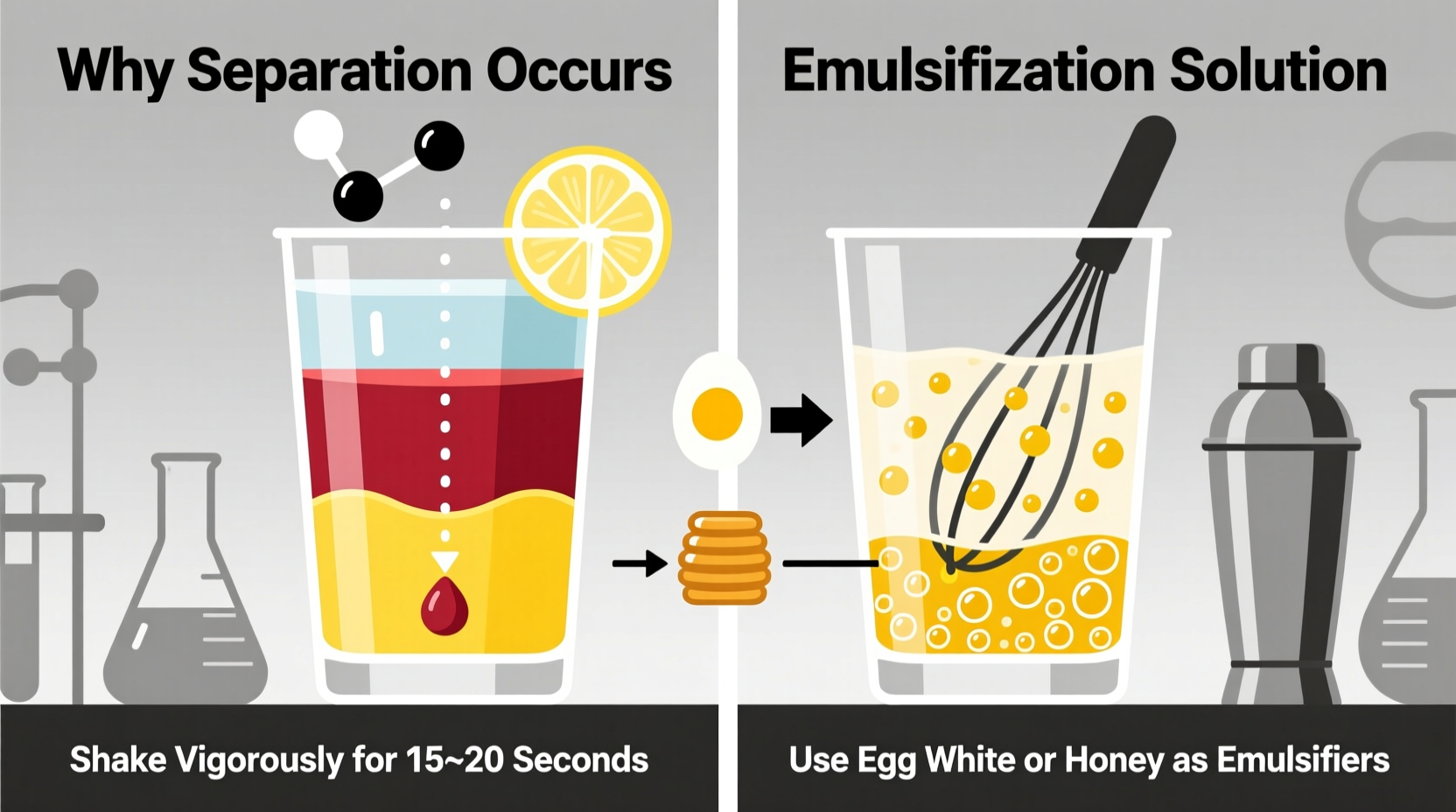 Why Is My Homemade Cocktail Separating And How To Emulsify Properly