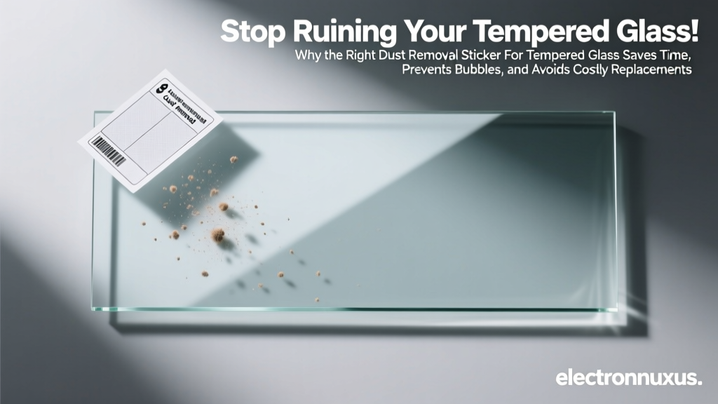 Stop Ruining Your Tempered Glass! Why the Right Dust Removal Sticker For Tempered Glass Saves Time, Prevents Bubbles, and Avoids Costly Replacements