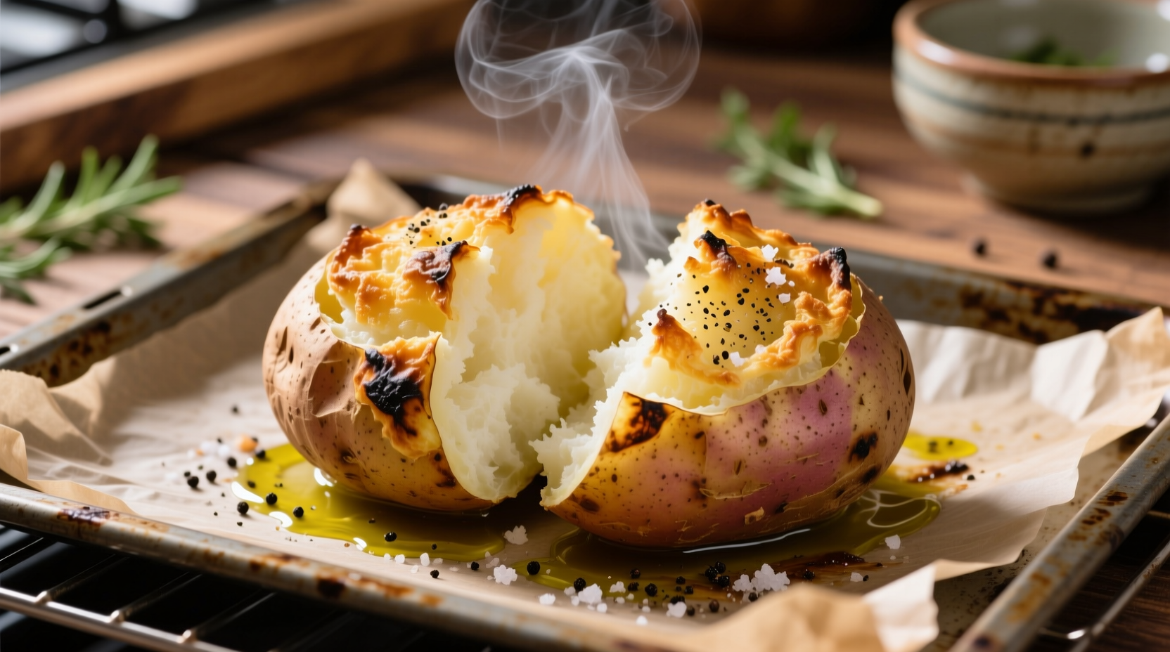 Perfect Oven-Baked Potatoes: Crispy Skin, Fluffy Interior Guide