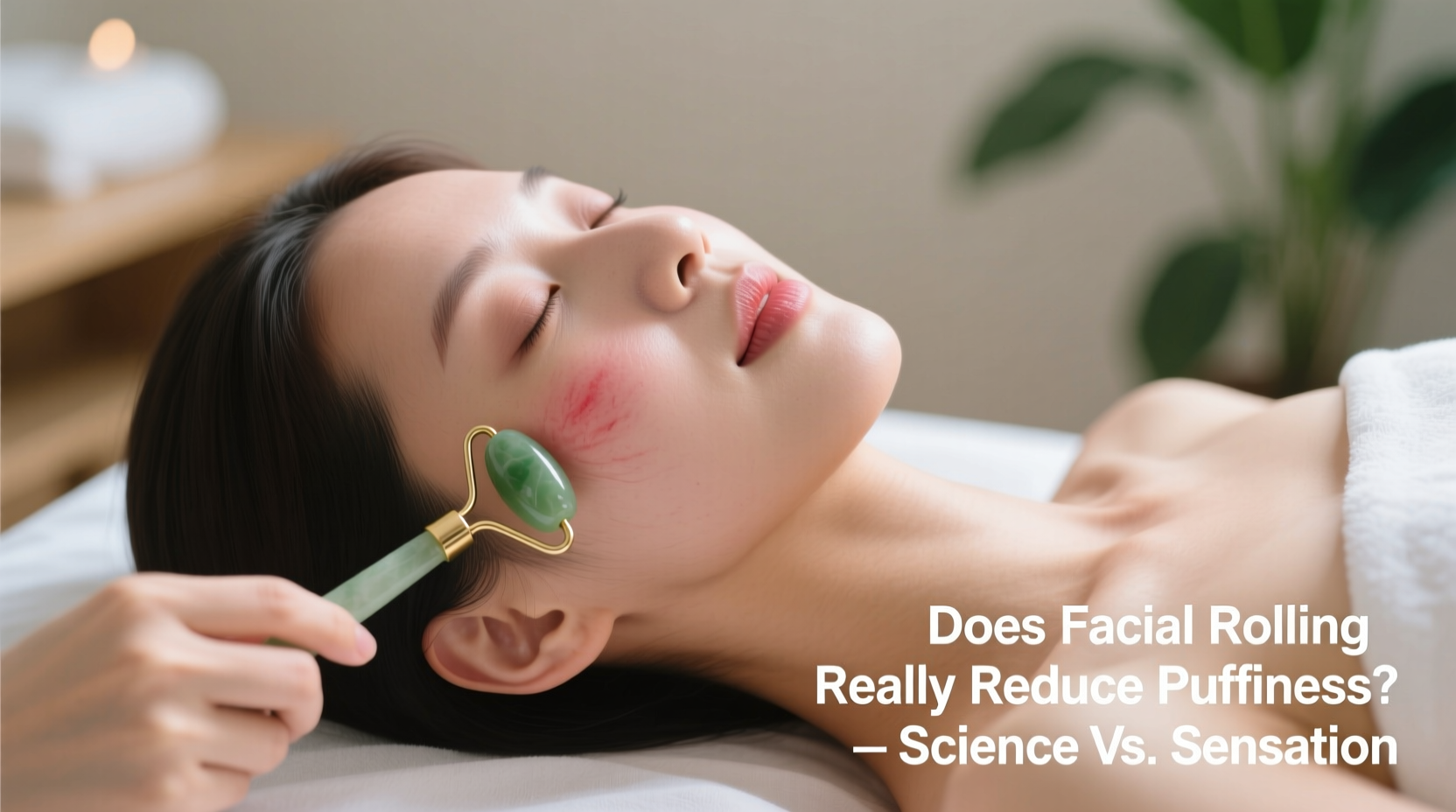 does facial rolling really reduce puffiness or just feel nice