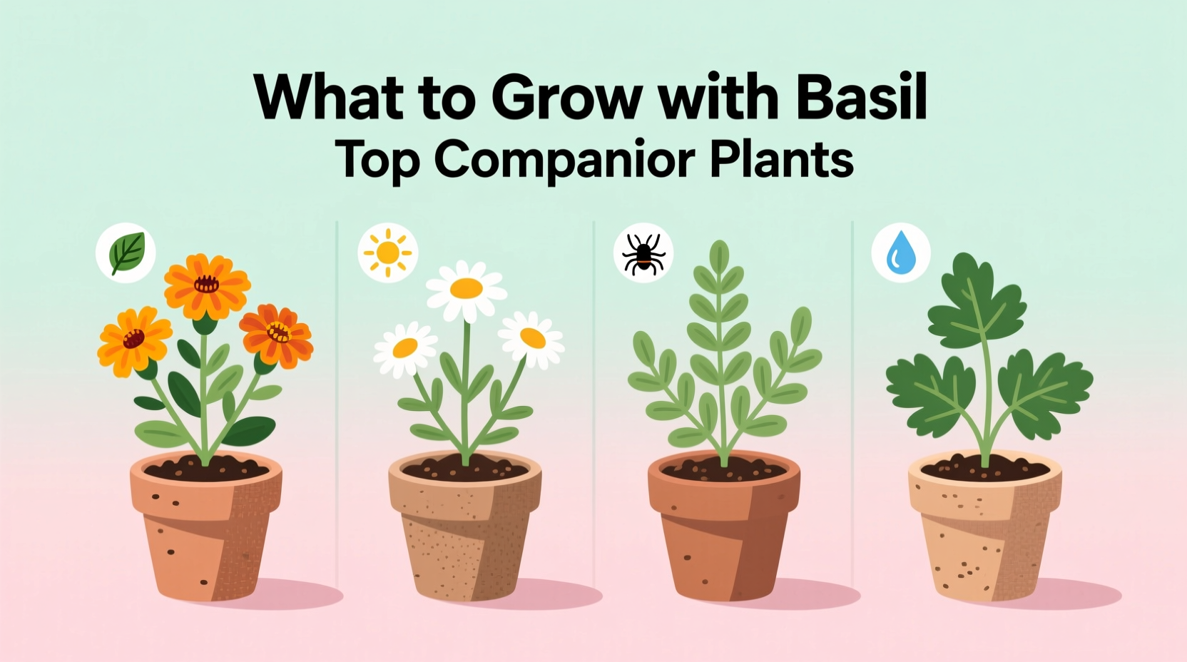 7 Best Basil Companion Plants | TheHomeSprouts