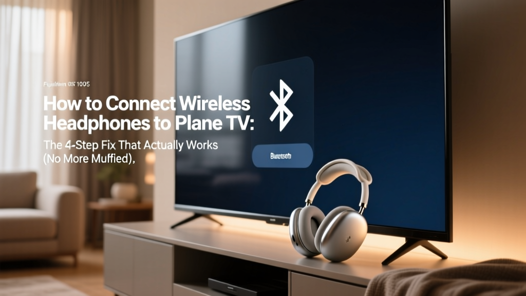 How to Connect Wireless Headphones to Plane TV (2026)