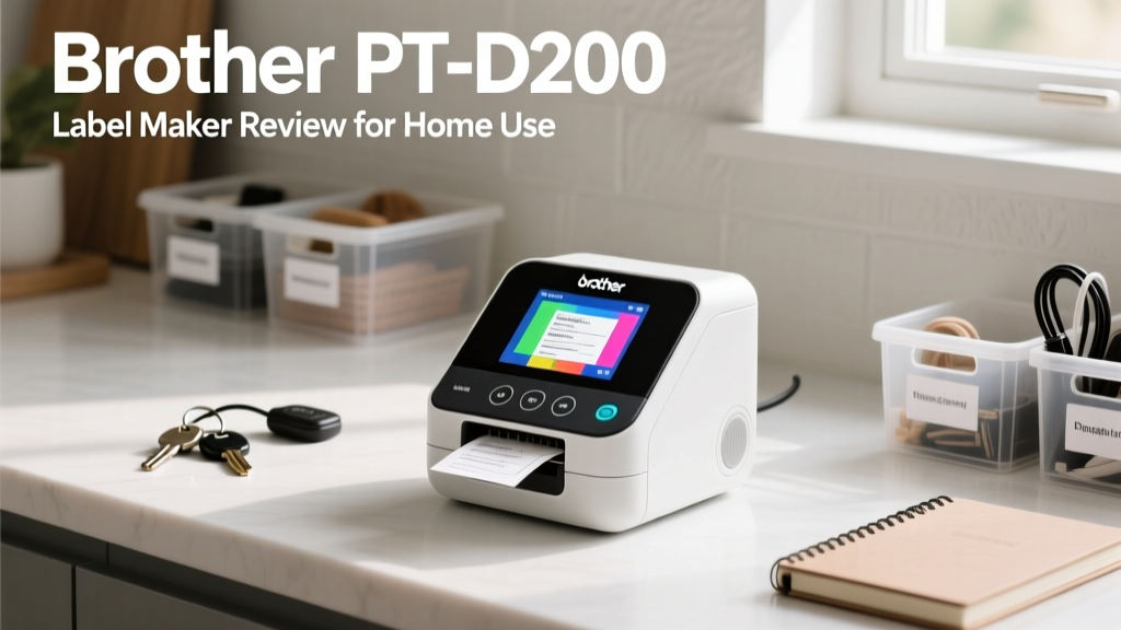 Brother PT-D200 Label Maker Review for Home Use
