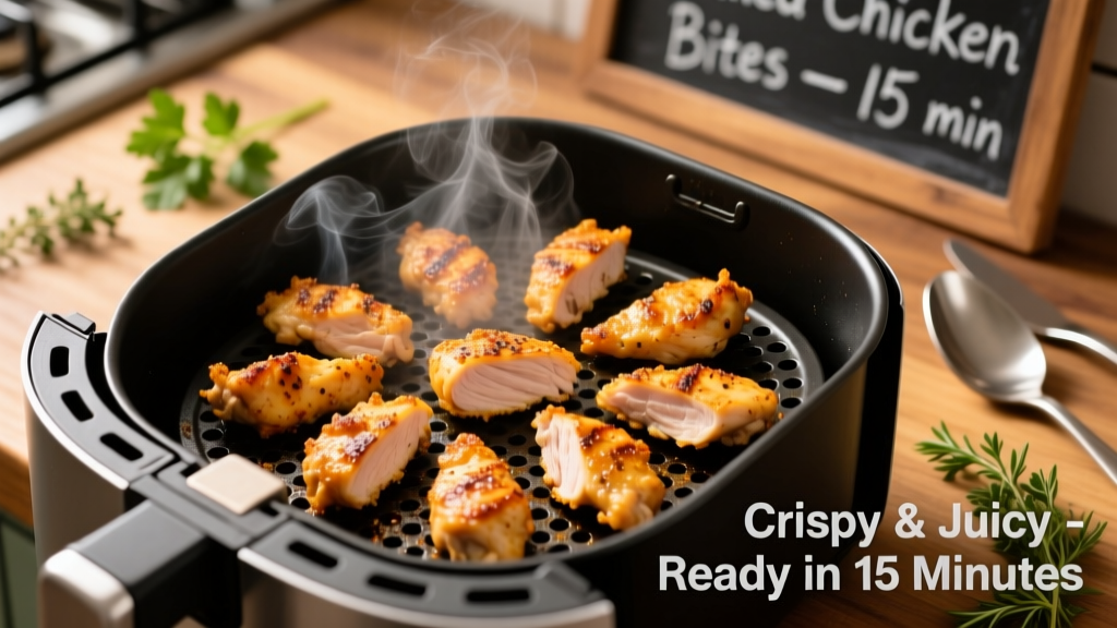 Air Fryer Grilled Chicken Bites: Crispy, Juicy & Easy