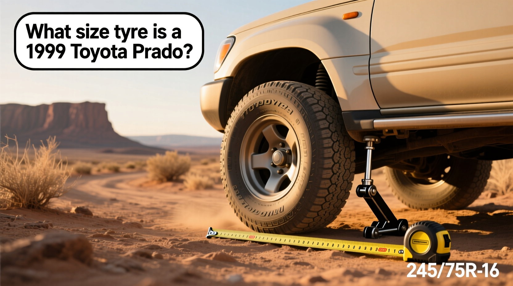 How to Choose Toyota Prado Tyres: What Size for a 1999 Model?