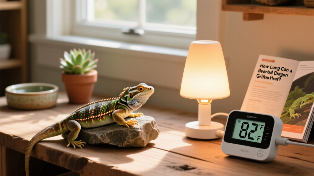 Thermostat controller connected to heat lamp and digital thermometer readings displayed clearly