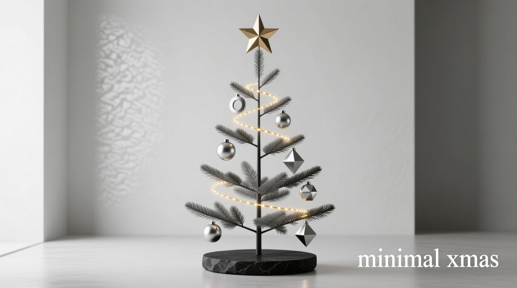 how to create a minimalist christmas tree with high end designer appeal