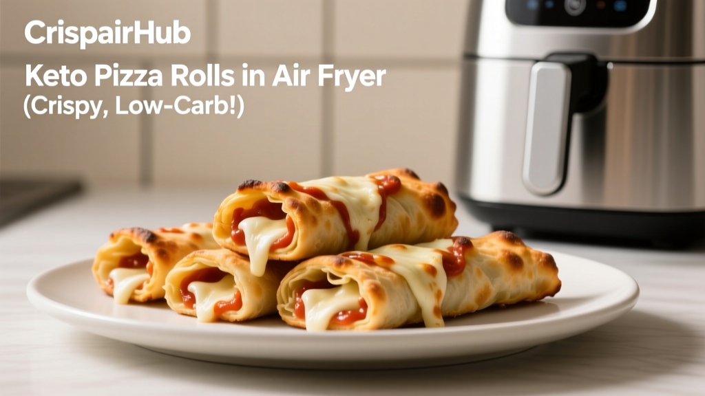 Keto Pizza Rolls in Air Fryer (Crispy, Low-Carb!)