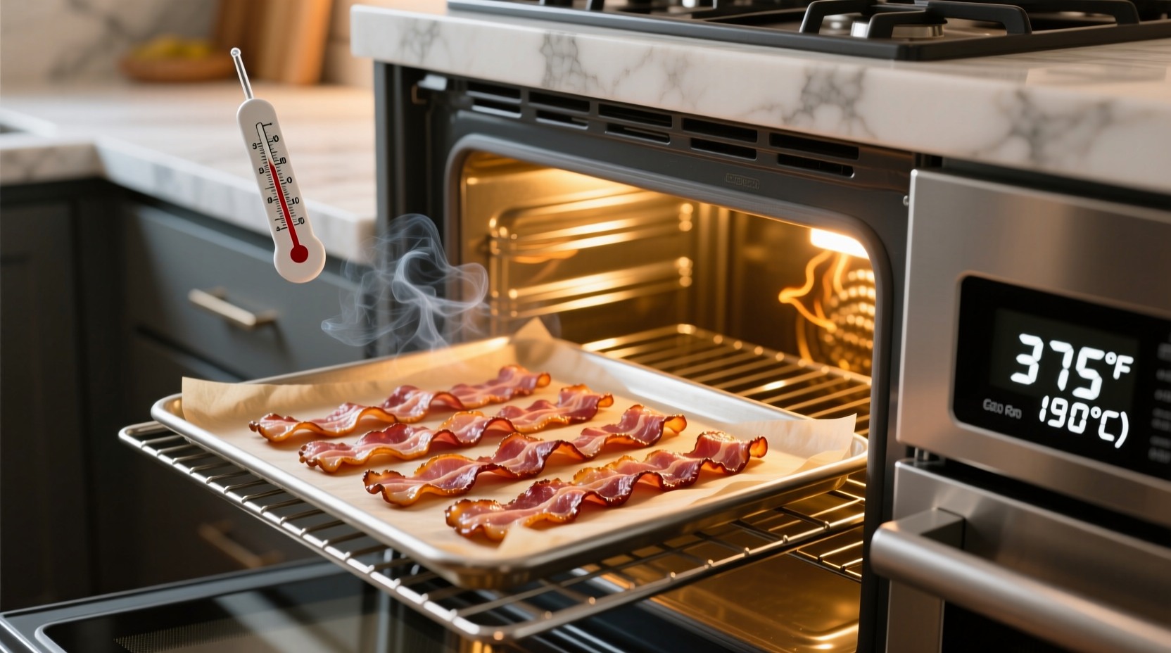 what temperature should i cook bacon in the oven