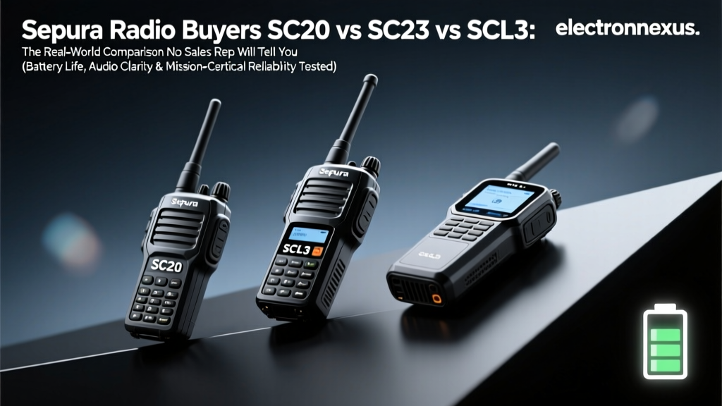Sepura Radio Buyers SC20 vs SC23 vs SCL3: The Real-World Comparison No Sales Rep Will Tell You (Battery Life, Audio Clarity & Mission-Critical Reliability Tested)