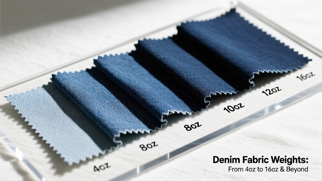 Denim Fabric Weights: From 4oz to 16oz & Beyond