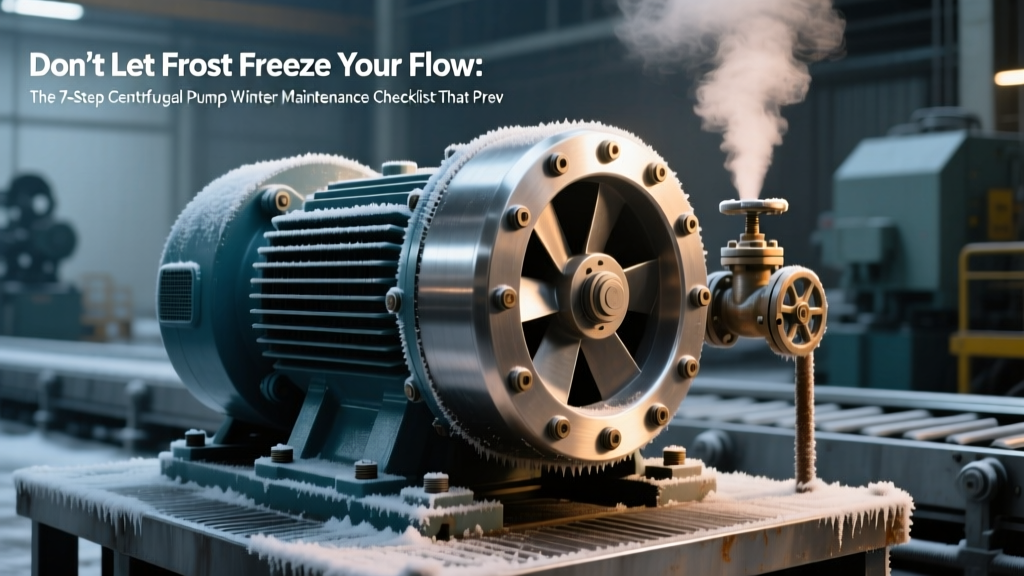 Centrifugal Pump Winter Maintenance Checklist