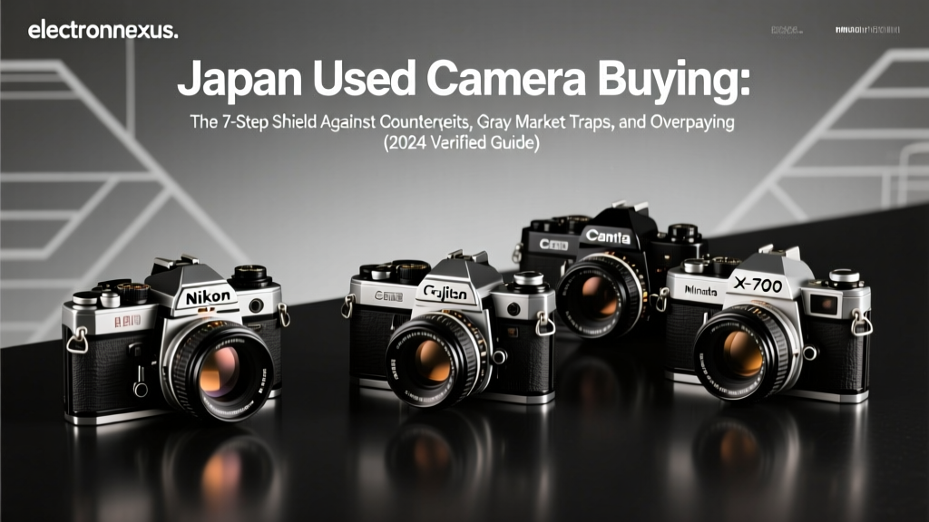 Japan Used Camera Buying: The 7-Step Shield Against Counterfeits, Gray Market Traps, and Overpaying (2024 Verified Guide)
