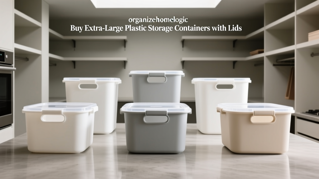 Buy Extra-Large Plastic Storage Containers with Lids