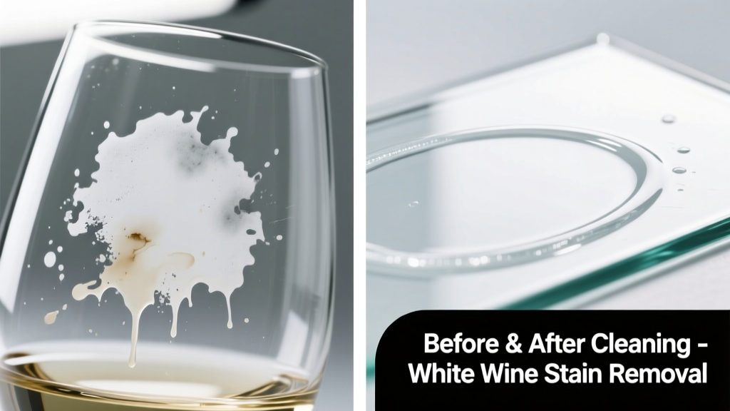 How to Remove White Wine Stains from Glass Surfaces