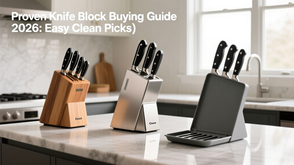 Proven Knife Block Buying Guide 2026: Easy Clean Picks
