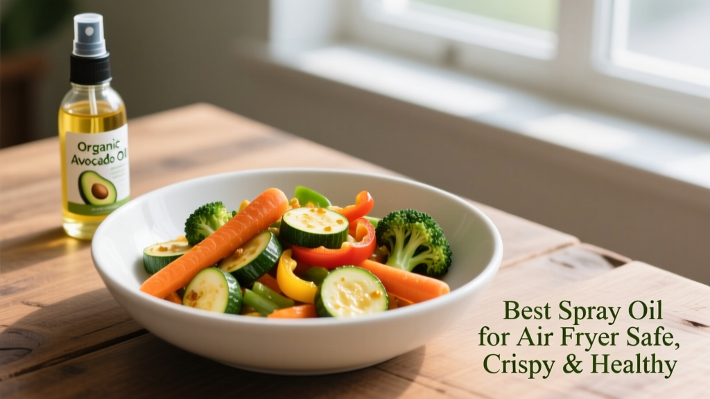 Best Spray Oil for Air Fryer: Safe, Crispy & Healthy