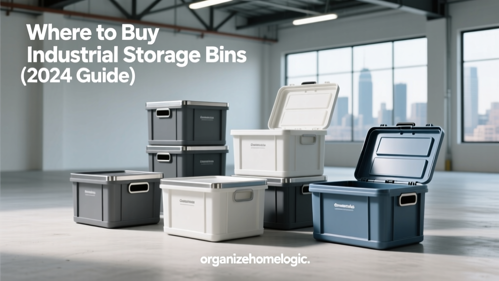 Where to Buy Industrial Storage Bins (2024 Guide)