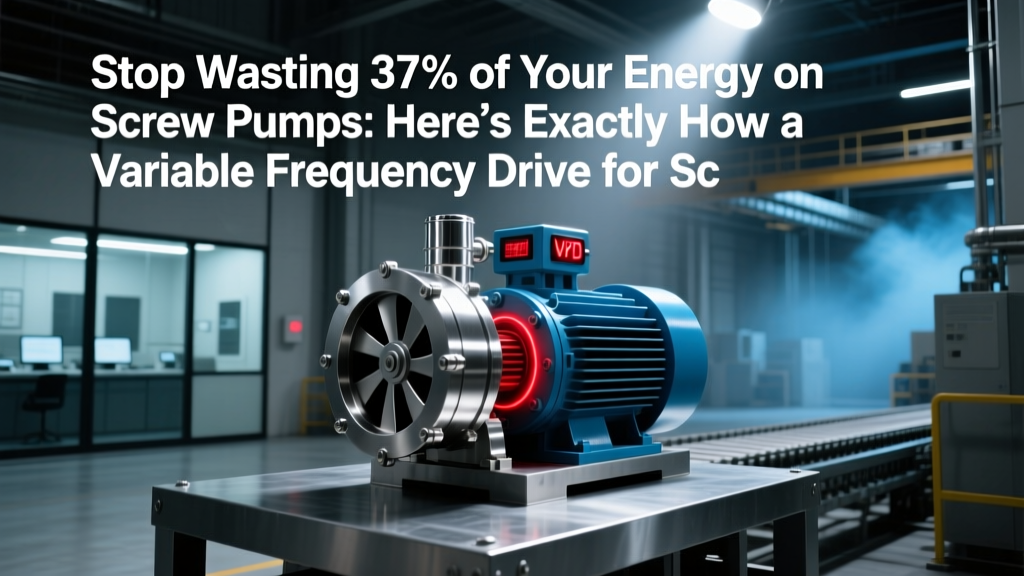 Screw Pump VFD: Cut Energy 48%, ROI in 14 Months