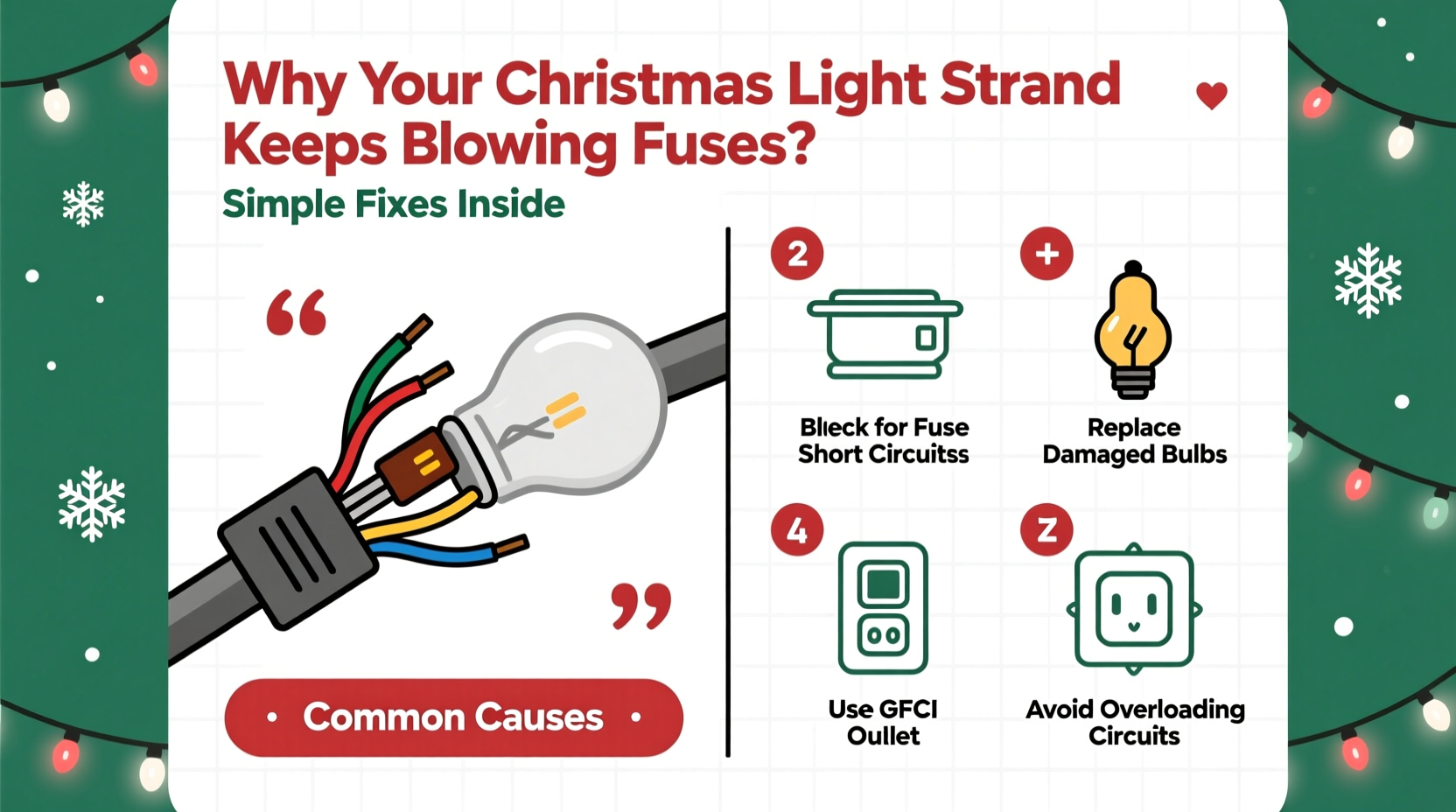 why does my christmas light strand keep blowing fuses simple fixes inside