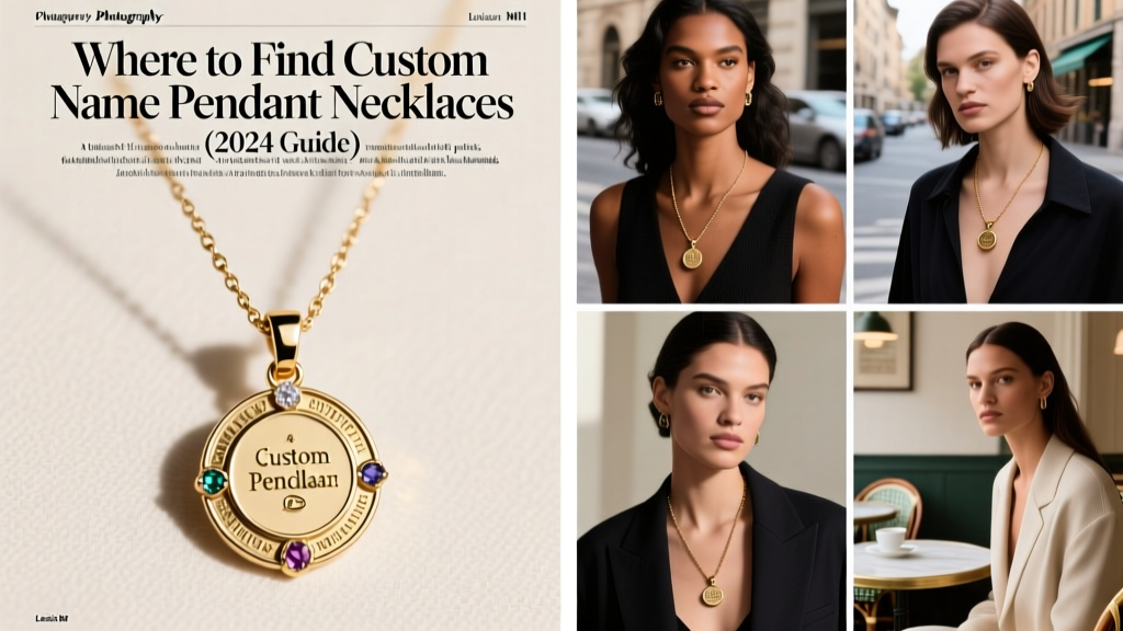 Where to Find Custom Name Pendant Necklaces (2024 Guide)