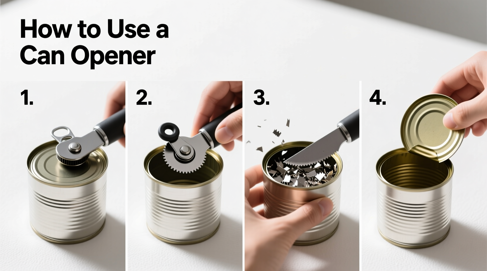 How to Use a Can Opener: The Science-Backed, Safe & Efficient ...