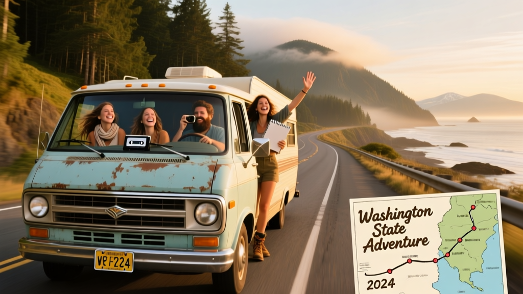 The Pacific Rim Loop: A 7-Day Washington State Road Trip Through Rainforests, Volcanoes, and Coastal Cliffs