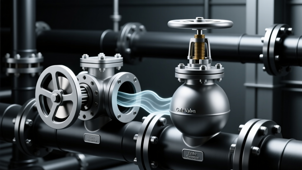 Gate Valve vs Globe Valve: Flow, Pressure Drop & Cost