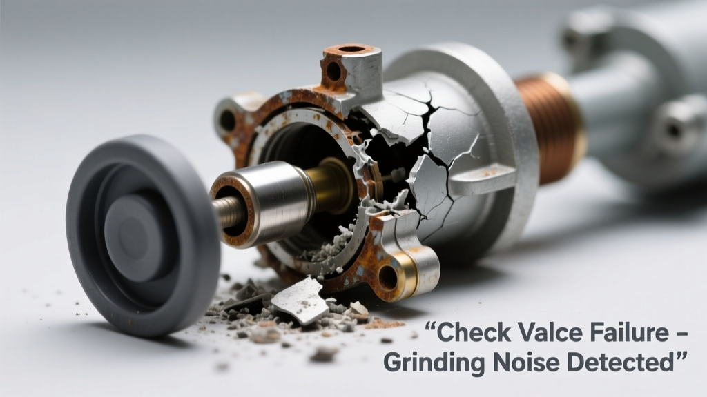 Sump Pump Check Valve Failed Making Grinding Noise