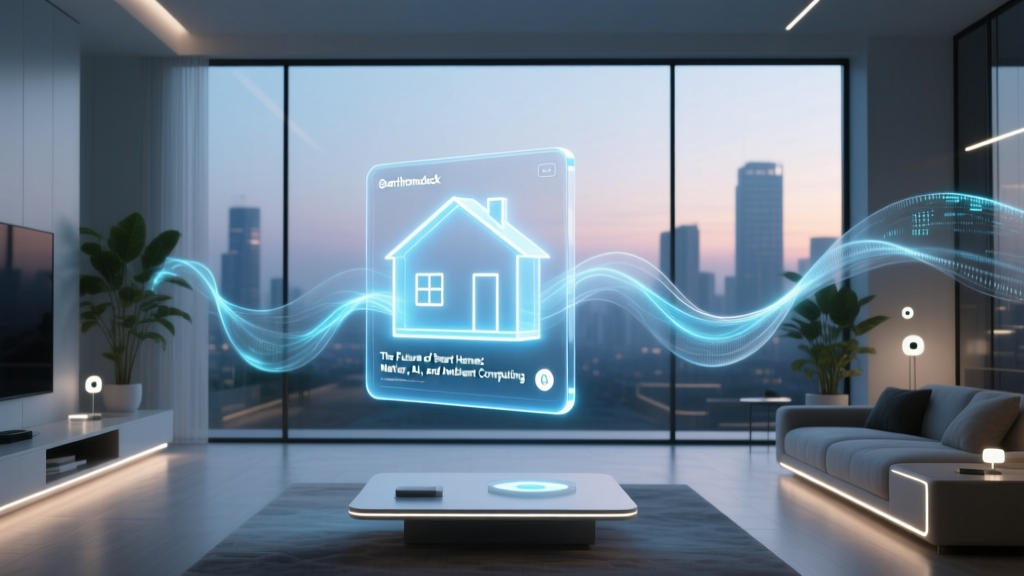 The Future of Smart Homes: Matter, AI, and Ambient Computing