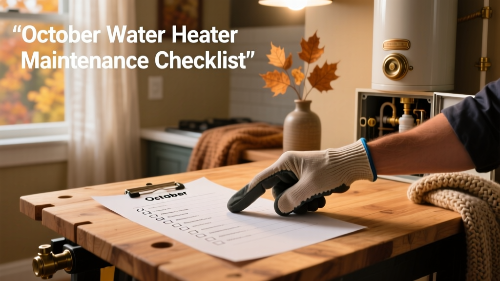 October Water Heater Maintenance Checklist